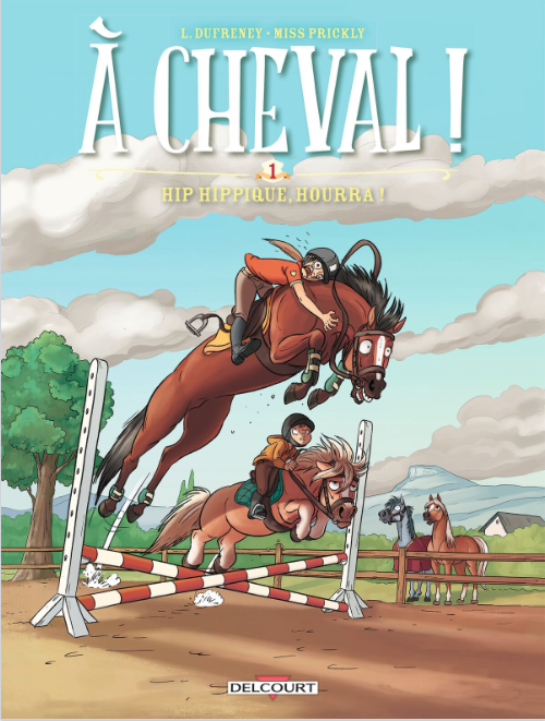 BD] A Cheval ! tome 8 : indispensable pour nos jeunes cavaliers (Delcourt)